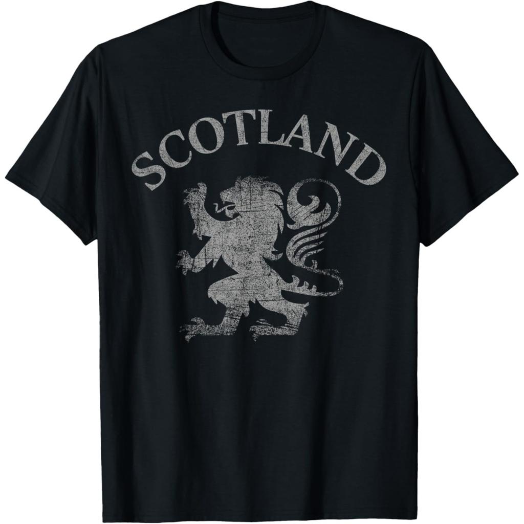 Funny Scottish Scotland Arms Rugby T Shirt Men Women Pure Cotton Humor Streetwear Tee Shirt Short Sleeve Unisex Loose Clothing