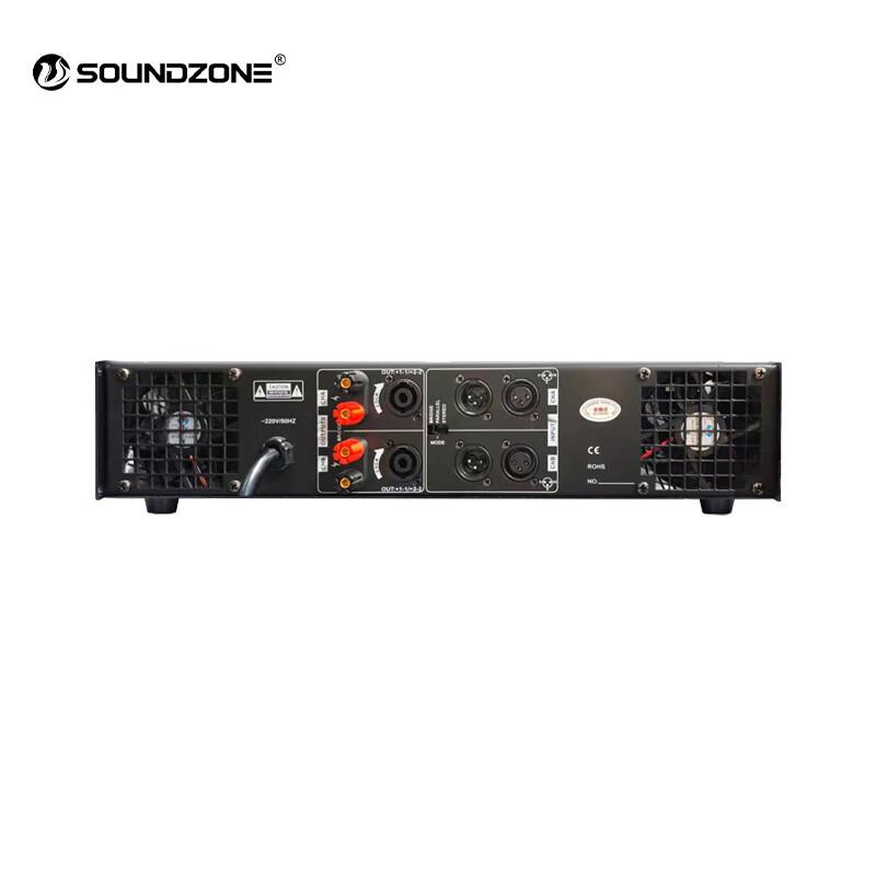 SOUNDZONE Professional 2-Channel Stage Power Amplifier