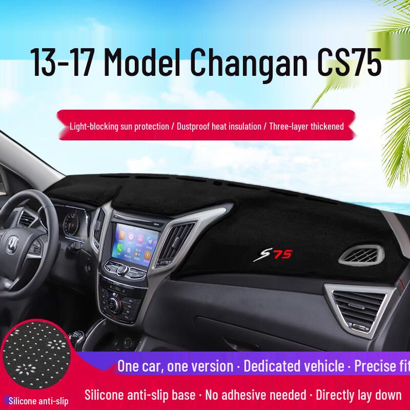 Changan 2023 CS75 Dashboard Sunshade Mat - Car Sun Protection and Heat Insulation Interior Decor.
