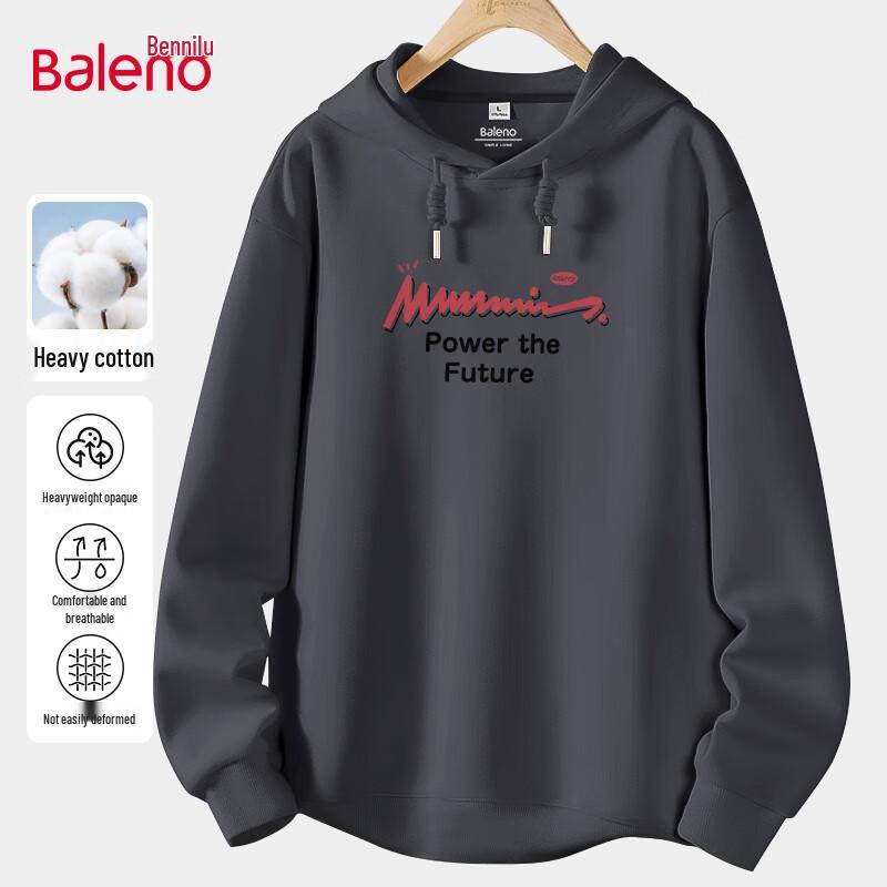 

Baleno Men s Loose Fit Knit Pullover Sweatshirt 2XL