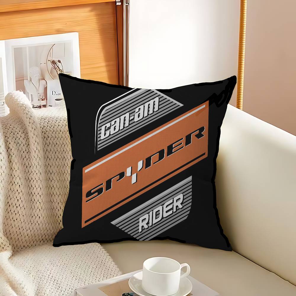 Can-AM motorcycle logo Pillow Cover for Bedroom Room and Living Room Sofa Decorative Cushion Cover
