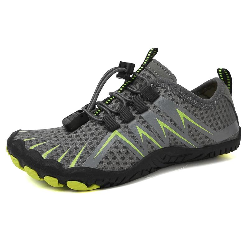 Men Women Five-Finger Barefoot Shoes Beach Wading Shoes River Tracing Shoes Quick Dry Outdoor Hiking Shoes Indoor Fitness Shoes 41