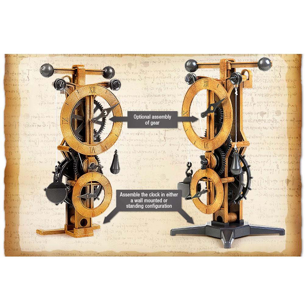 Academy  Da Vinci Machines Series Clock #18177 Plastic Model Kit