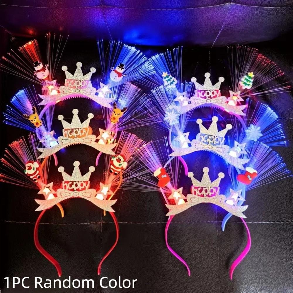 LED Glow LED Glow Hair Bands Photographic Headwear New Year Headdress  Decorations