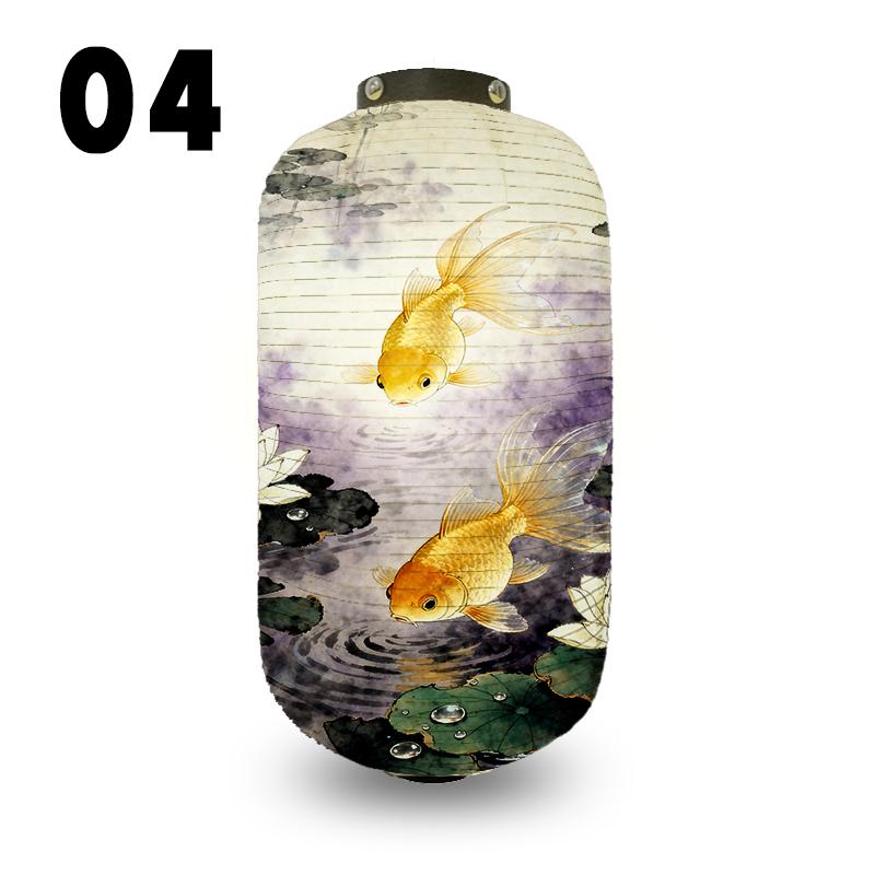 Japanese Style Koi Fish Pattern Lantern Restaurant Bistro Izakaya Yakitori Shop Decoration Festival Party Decor Cloth Lantern