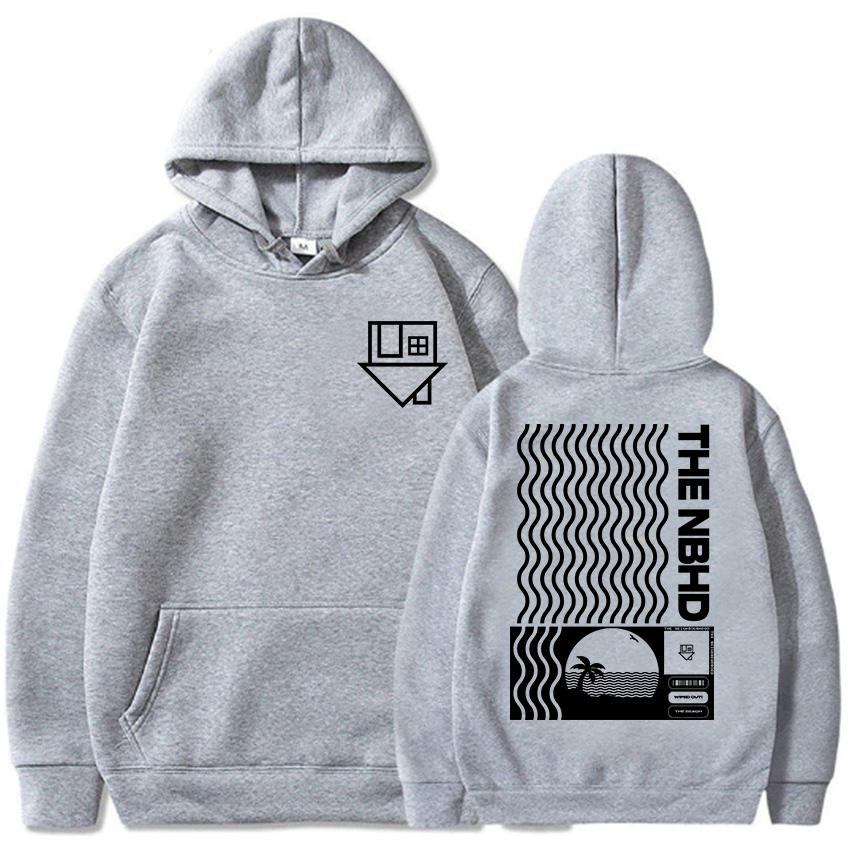 Album Wiped Out Printing Hoodies NBHD The Neighbourhood Band Sweatshirts LongSleeve Hooded Pullovers Women Men Clothes Sudaderas
