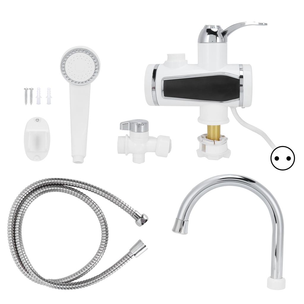 G1/2 3000W Okamžitý ohřívač vody elektrický baterie hlavice sprchy set