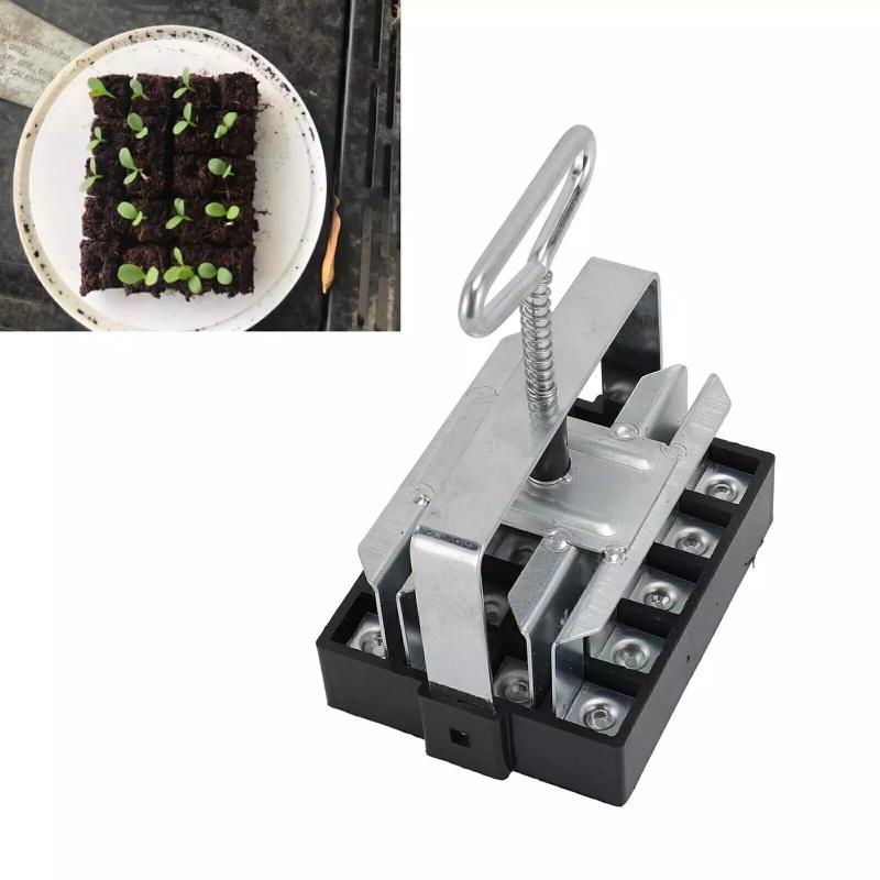 20 Cells Manual Soil Block Maker With Comfortable Grip Soil Blocker New