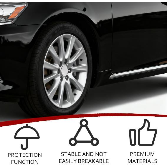 Car Wheel Center Hub Cover, 4PCS 2.36" OD 2.2" ID Vehicle Wheel Hub Modification Decoration, Snap-in Automotive Central Hubcap Replacement, Universal