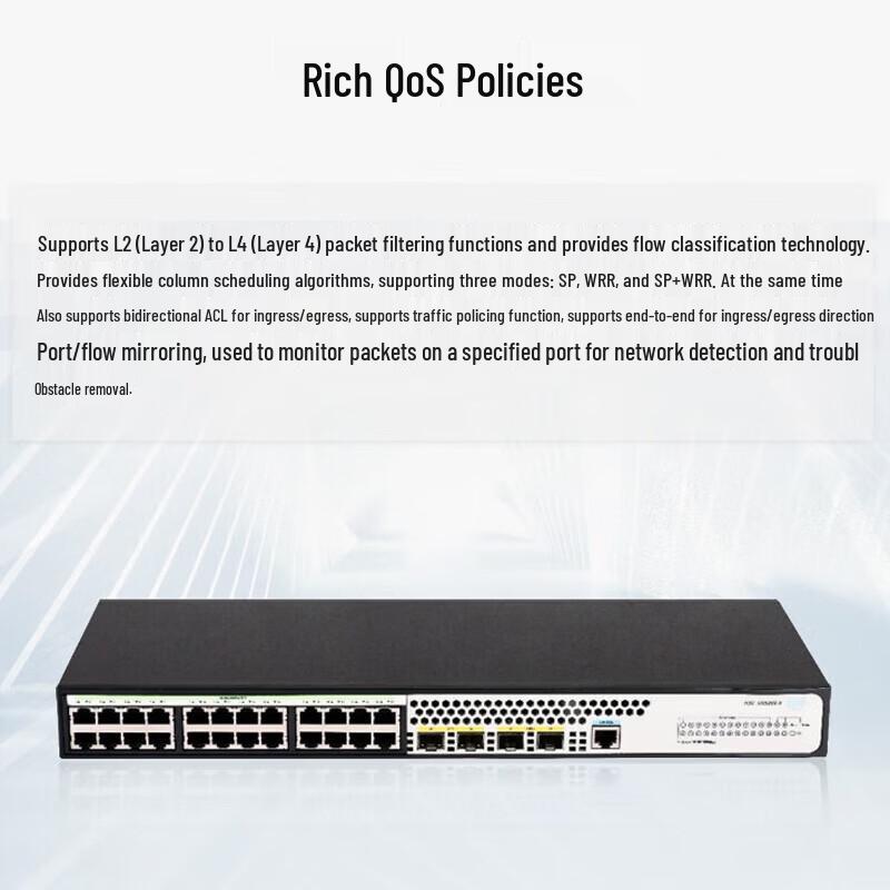 H3C US528S-X Smart Managed Layer 3 Ethernet Switch