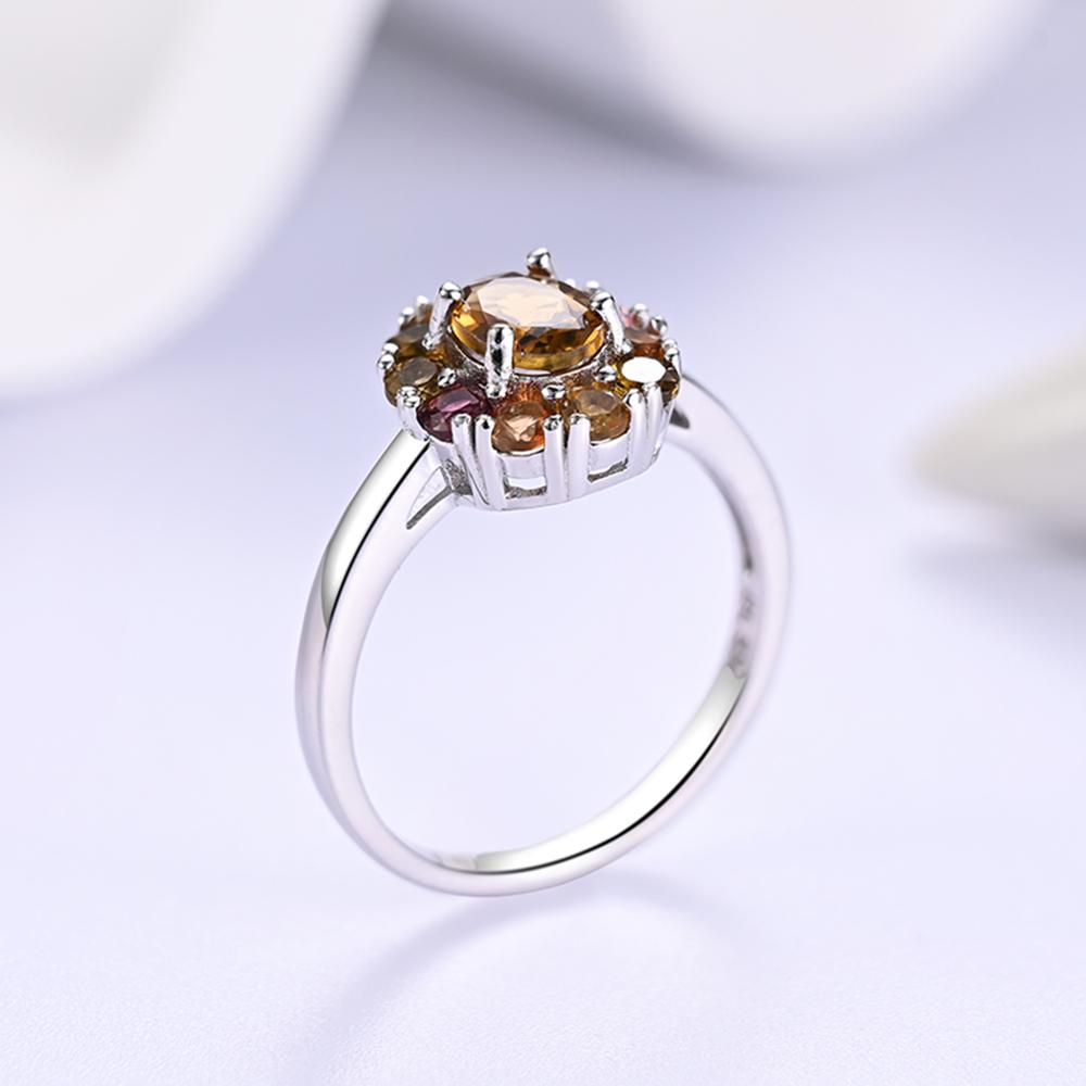 Splendido set di gioielli raffinati in argento sterling 925 con gemme di tormalina naturale colorata per feste da donna e outfit quotidiani