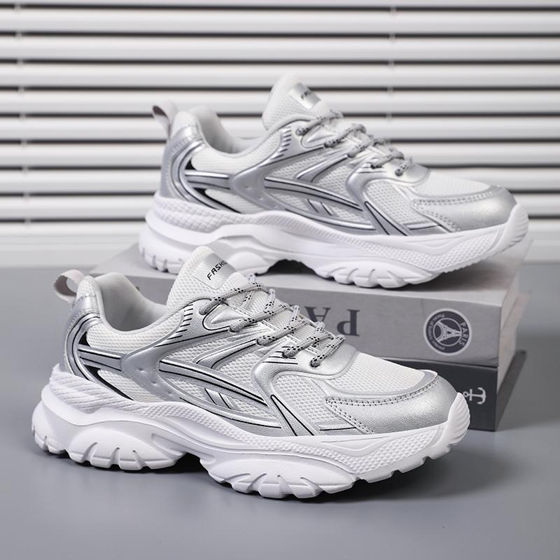 Women's Sports Shoes Breathable Women's Sports Shoes, Thick-Sole Height-Increasing Women's Sports Shoes