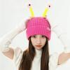 Parent-child Children's Wool Hat Cute Cartoon Funny Luminous Tentacles Autumn and Winter Boys and Girls Warm Knitted Hat