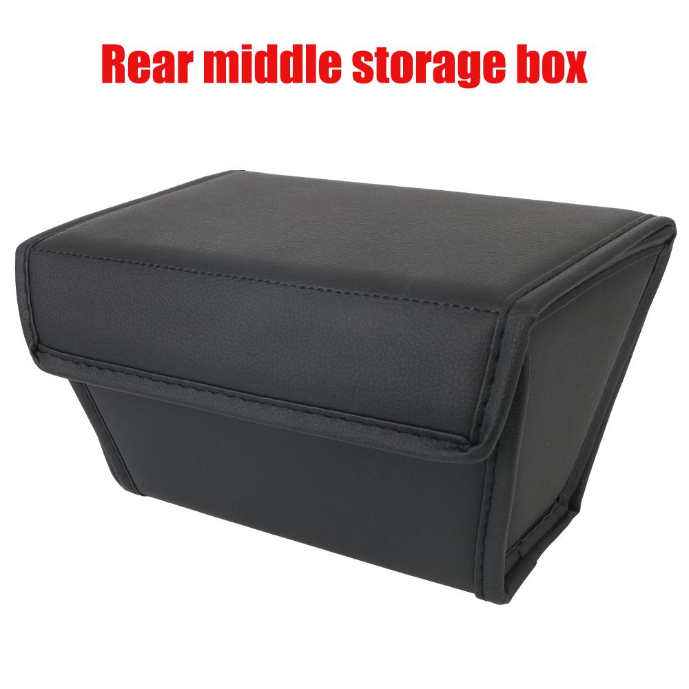 Držák do auta pro Tesla Model Y Úložný box pod sedadlo Pouzdro Auto Přední Organizér na zadní sedadla Kožený interiér Automobilové příslušenství