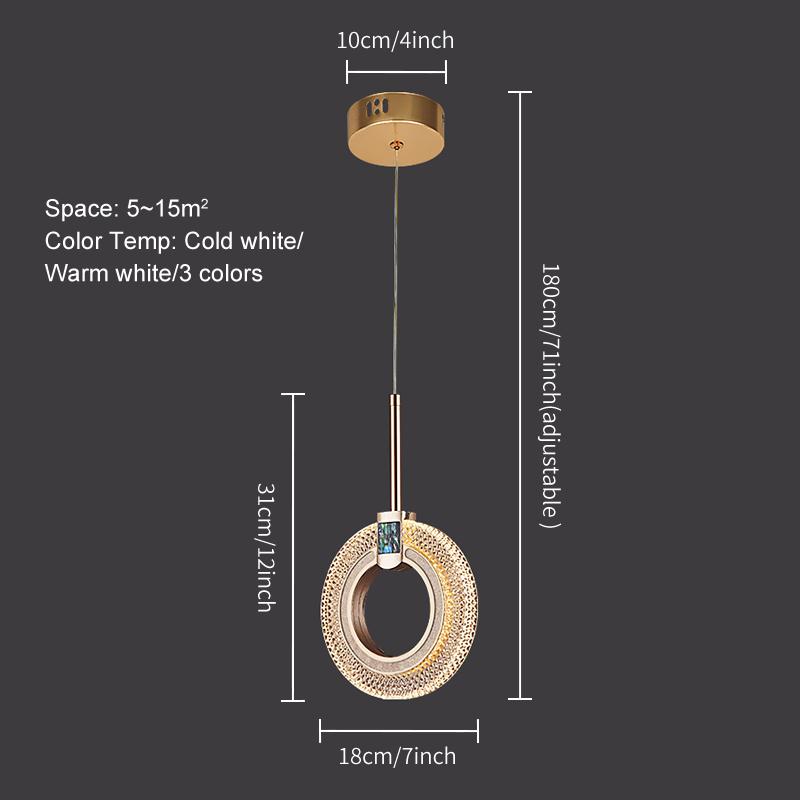 Modern LED Pendant Lights Hanging Lamp Indoor Lighting For Home Living Dining Bed Room Kitchen Bathroom Decoration Pendant Light