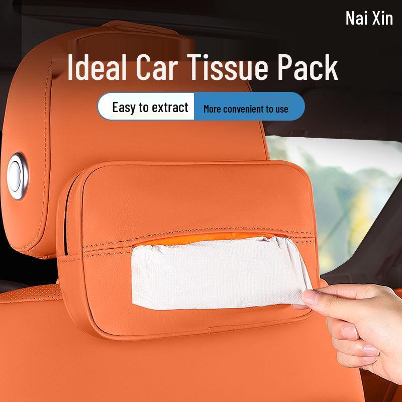 Original Color Tissue Box for Ideal L7/L8/L9 Headrest - Car Tissue Dispenser