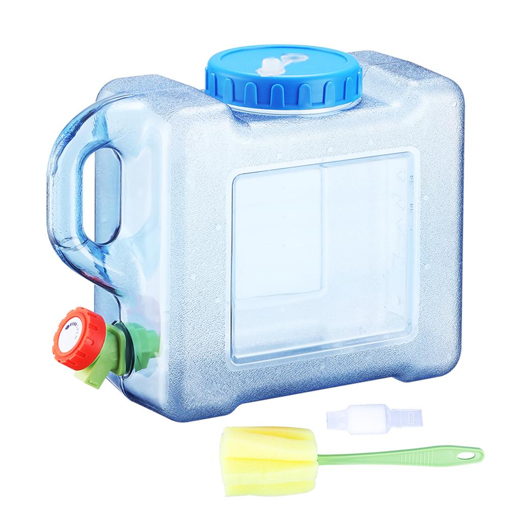 

5/10/12/15L Outdoor Water Bucket Portable Driving Waterater Buckets with Faucet Car Driving Water Tank Container for Camping