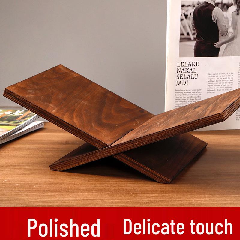 Modern European Solid Wood Bookshelf for Display and Decoration