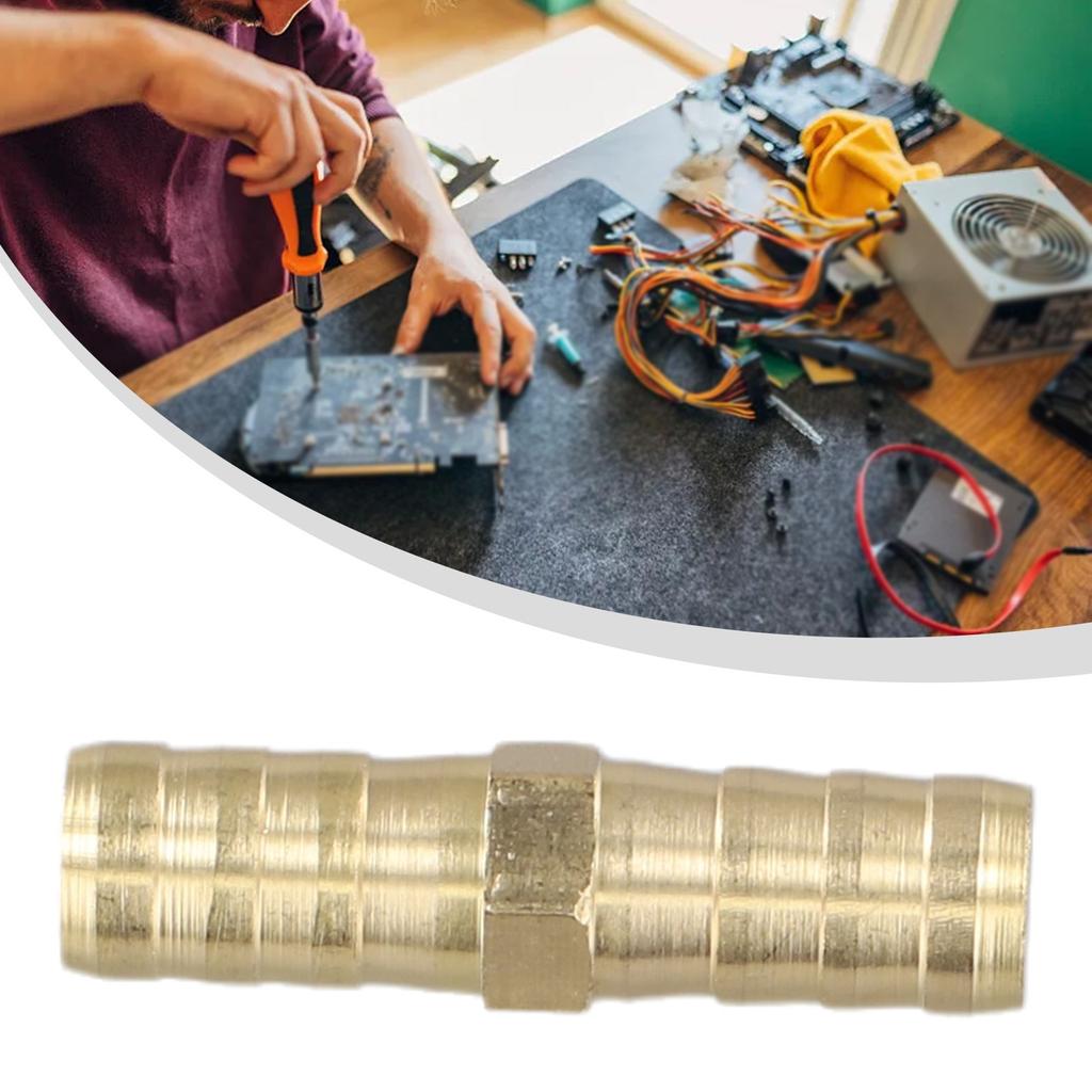 Kraftstoffleitungsanschluss Gas Metall Nippel Gerade Wasser 2-Wege