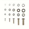 Stainless Steel Hex Nut and Bolt Set - 320pcs, Durable M2 M2.5 M3 M4 M5 Metric Size, Universal Hardware Kit for DIY Projects and Repairs