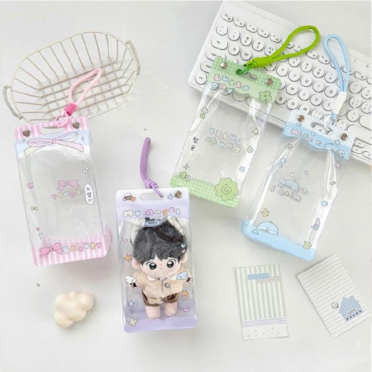 Plastic Hanging Doll Protective Case Portable Water-Resistant Organizer Storage Container For Travel And Home Use