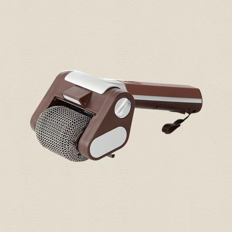 

Barbecue Grill Cleaner Brush - Electric Stainless Steel Roller for Easy Cleaning, Portable and Rechargeable Barbecue Brush коричневый