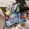Poszewka na poduszkę z postacią z kreskówki Bungo Stray Dogs Prezent Toon Poszewka na poduszkę Sypialnia Dom Sofa Krzesło Siedzenie Dekoracja Poszewka na poduszkę