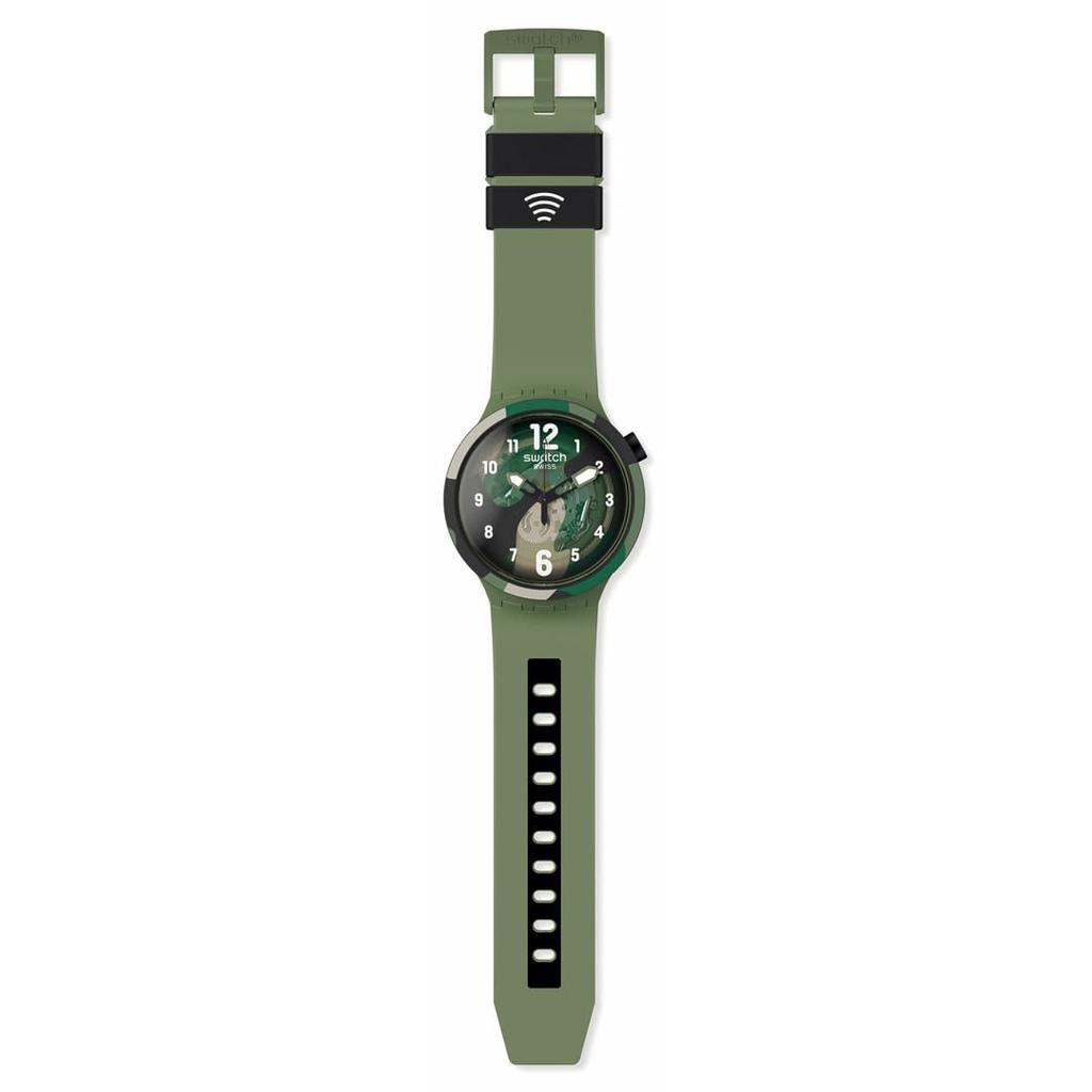 Swatch Look Right Through Green Pay! Watch, SB05G108-5300, Green