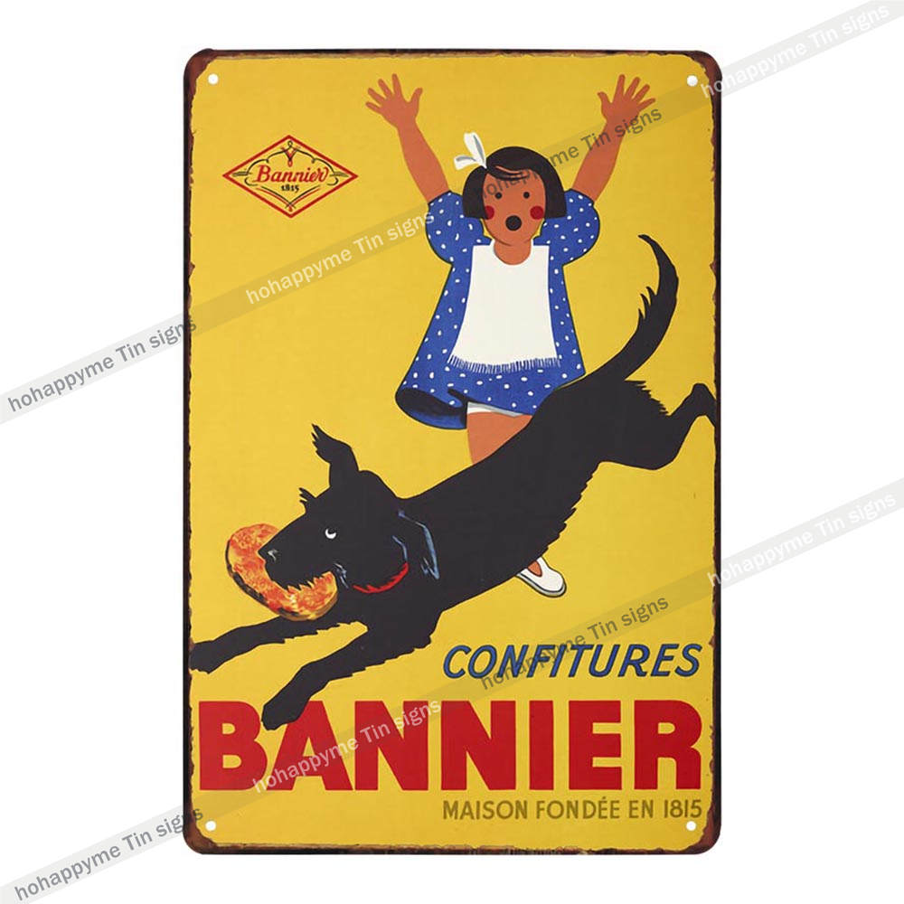 BANANIA Metal Signs Funny Tin Painting Plaque Vintage Decorative For Bar Pub Club Cafe Poster Wall Stickers Home Decor 20x30cm