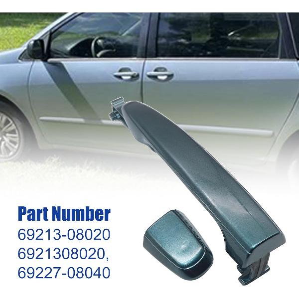 

GXARTS Outside Exterior Sliding Door Handle Left Or Right Rear for Toyota Sienna 2004 2005 2006 2007 2008 2009 2010 MPN 69213-08020 6921308020