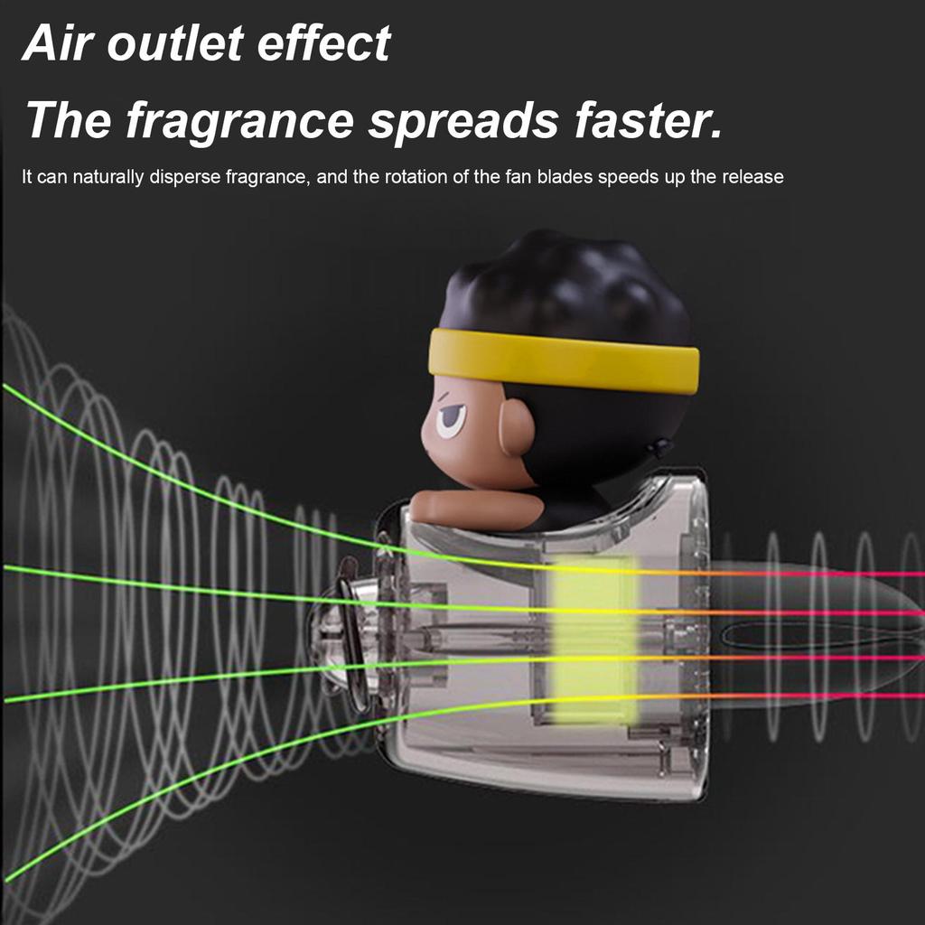 Automotive Air Fresheners Funny Vent Air Fresheners for Vehicles Long-Lasting Scent Fragrance Diffuser Odor Eliminator for Auto