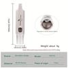 1pc Pure Titanium Outdoor Survival Whistle - Loud and Clear, Boundless Voyage Camping Rescue Whistle with Lanyard