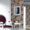 Retro Floral Peel and Stick Wallpaper Vintage Floral Wallpaper for Bedroom Living Room Renter Friendly Removable Contact Paper