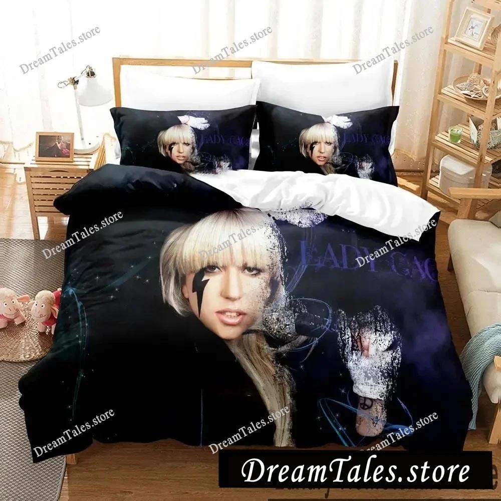 Singer Lady Gaga Sheets Quilt Covers Bedding Dormitory Sheets Bedding Set Soft Warm Bedding Set Luxury Gift Home Textileextile