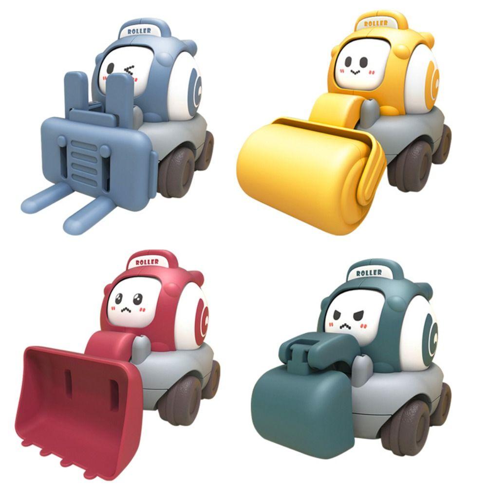 Inertia Childrens Cartoon Toy Car Whistling Whistle Engineering Car  Toy  Xmas Gifts