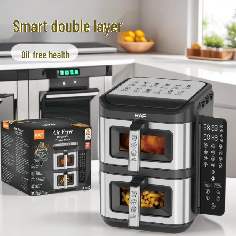 European Standard 12L Smart Double-Layer Air Fryer Oven