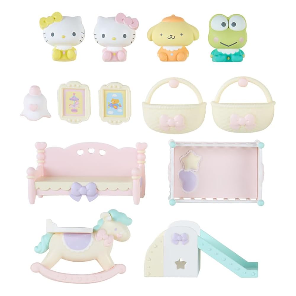 Sanrio Sanrio Characters Deluxe Dollhouse Playset with Furniture and Accessories