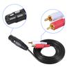 1.5m/ 5ft Stereo  Splitter Patch Y Cable Cord 1 XLR Female To 2  Male Plug Male XLR Dual Male