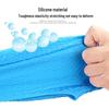 Summer Silicone Water Drop Swim Cap - Extra Elasticity, Ear Protection, Large Size for Long Hair, Comfortable Fit.