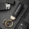UNYDV1 Car Titanium Alloy Keychains Carbon Fiber Style Key Chain For Honda Civic Accord Fit Jazz Pilot CRV Odyssey Passport City HRV