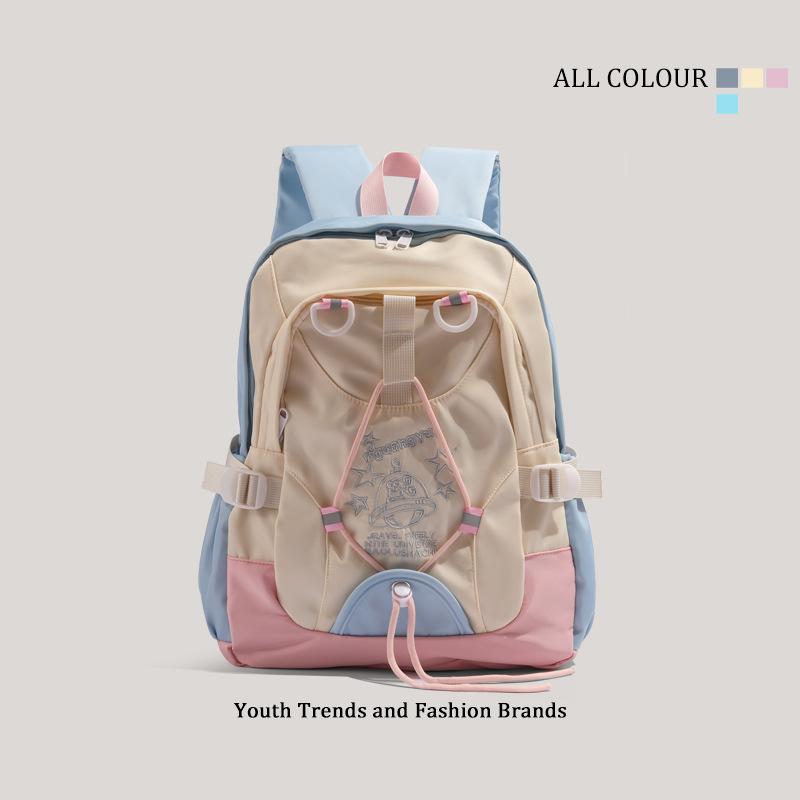 

Backpack Large capacity синій/рожевий