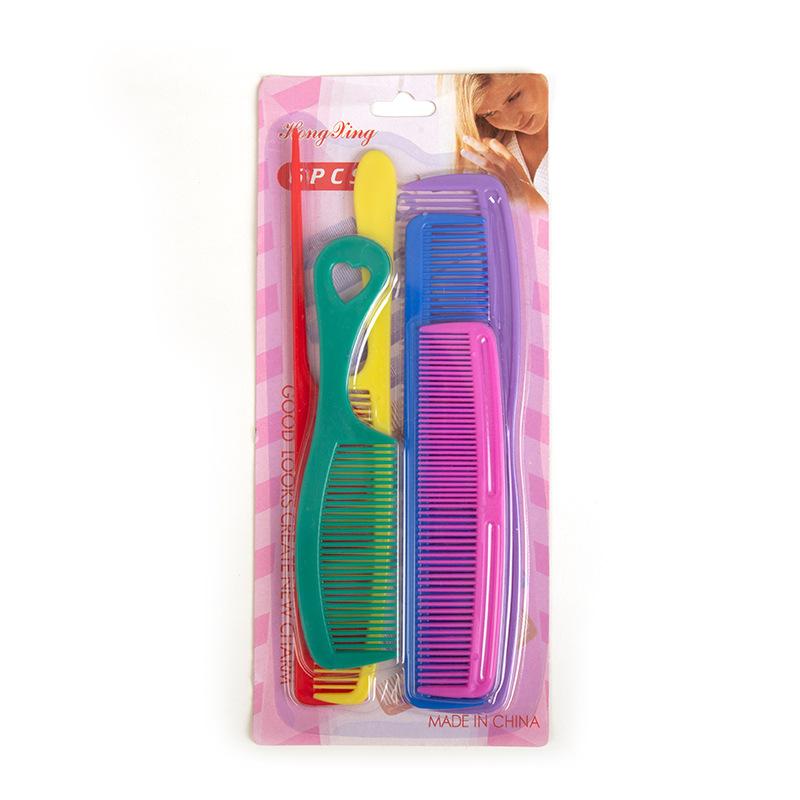 

Pet Supplies Flea Comb Set, Candy-colored Pet Cleaning Supplies, Pet Comb, Dog Comb, Plastic Handle Open Knot Comb opp set