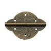 Retro Chinese Style Small Folding Butterfly Antique Jewelry Box with Pure Copper Hinges