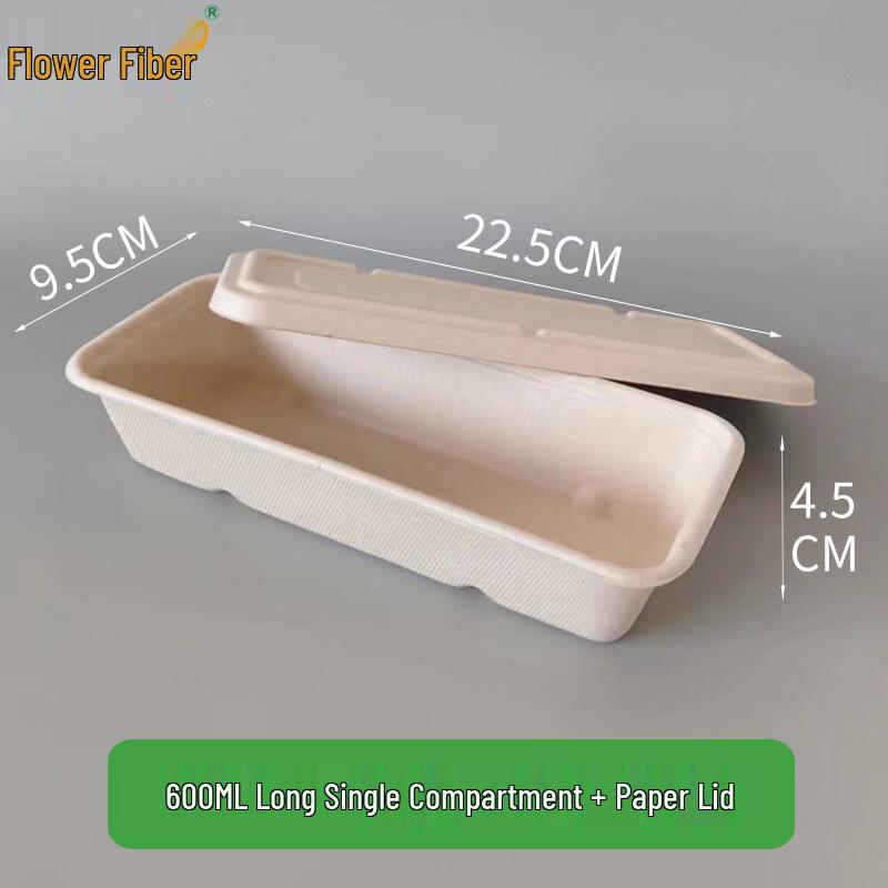 ZISIZ Disposable Paper Lunch Box for Primary Students