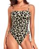 Stylish one-piece swimsuit, sexy bikini tight fit