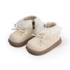 Girls' Autumn-Winter Princess Boots - Cotton-Lined Leather Toddler Shoes with Lace and Velvet Accents