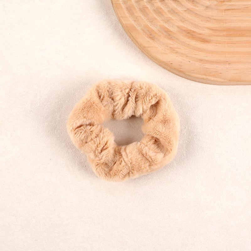 Elastico per Capelli in Peluche Colorato Caldo - Elastico ad Alta Elasticità per Coda di Cavallo per Autunno e Inverno