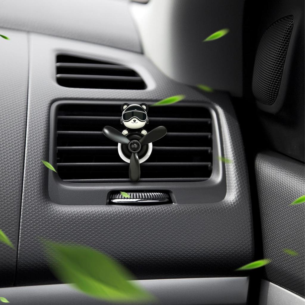 Car Air Freshener Bear Airplane Vehicle Aromatherapy Automotive Scent Diffuser for Drivers Detailers Modifiers Restorers