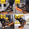 Men's Steel Toe Safety Shoes: Anti-Smash, Anti-Puncture, Wear-Resistant, All-Season Work Protection