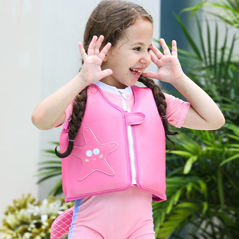 Kid Swim Vest Float Jackets Toddlers Floatie Assist Swimwears Pool Accessorys Buoyancy Swimming Aid For Seaside Vacation